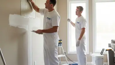 Professional drywall repair and wall restoration in Houston TX home by expert painters