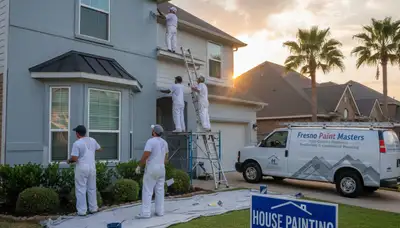 House painting team serving Houston, TX with professional exterior and interior painting services