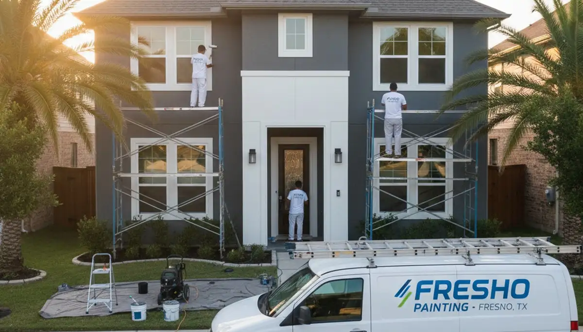 Houston, TX house painting service for residential exteriors and interiors