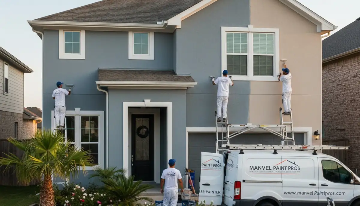 House painting service in Houston, TX for residential exterior and interior painting projects