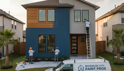 House painters serving Houston, TX for residential exterior and interior painting projects