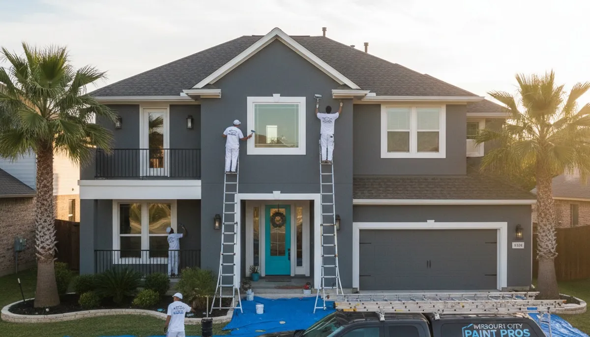 House painters serving Houston, TX delivering professional residential exterior painting services