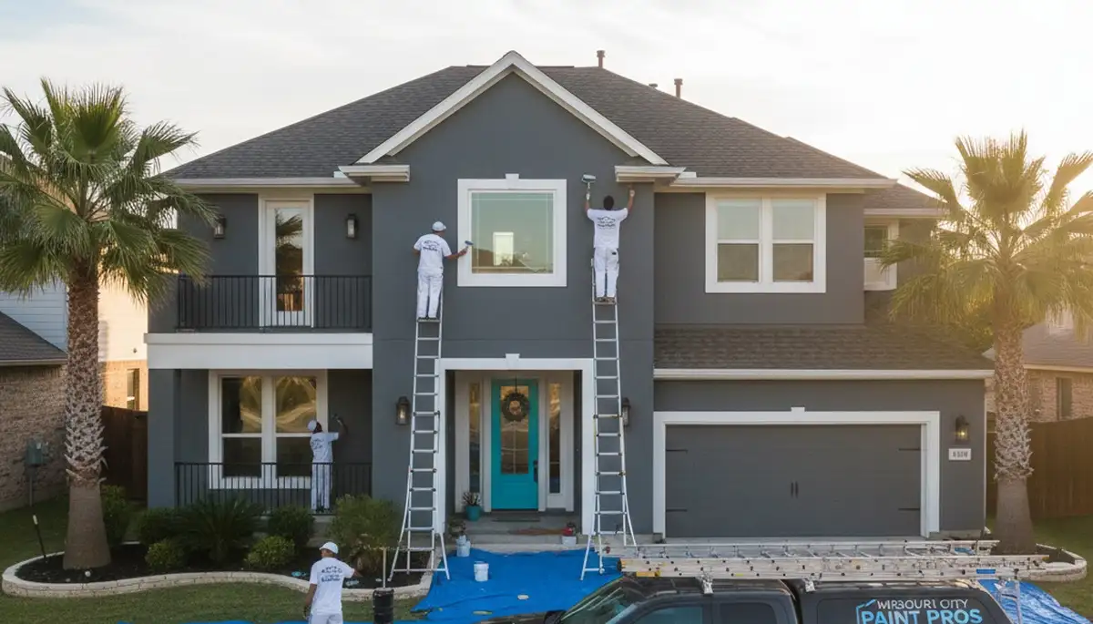 House painters serving Houston, TX delivering professional residential exterior painting services
