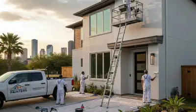 House painting service in Houston, TX for residential interior and exterior painting projects