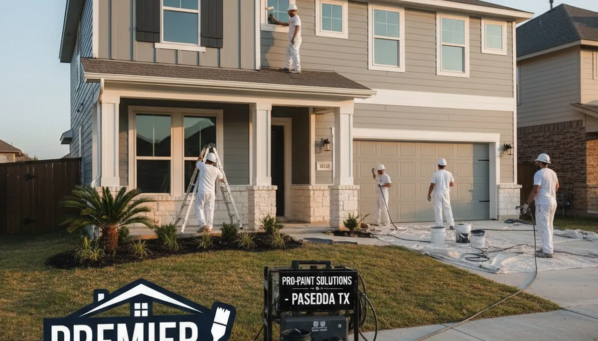 House painting service in Houston, TX for interior and exterior home painting projects