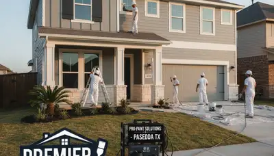 House painting service in Houston, TX for interior and exterior home painting projects