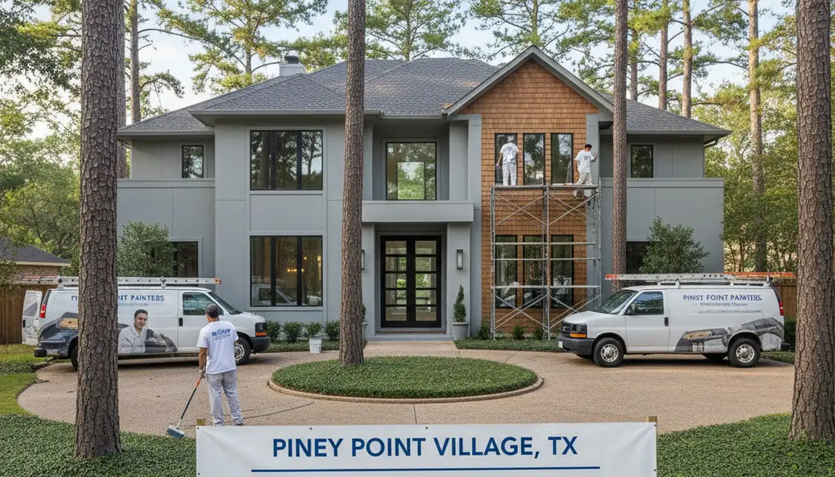 House painting service in Houston, TX by professional painters for residential exterior and interior projects