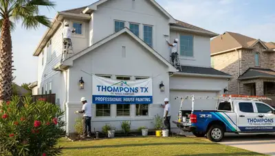 House painting service in Houston, TX for residential exterior and interior painting projects