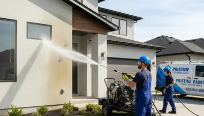 Professional pressure cleaning for homes in Houston, TX by expert house painters
